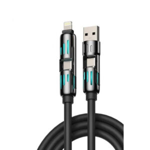 كابل شحن USB متعدد 4 في 1 (شحن سريع عالمي)